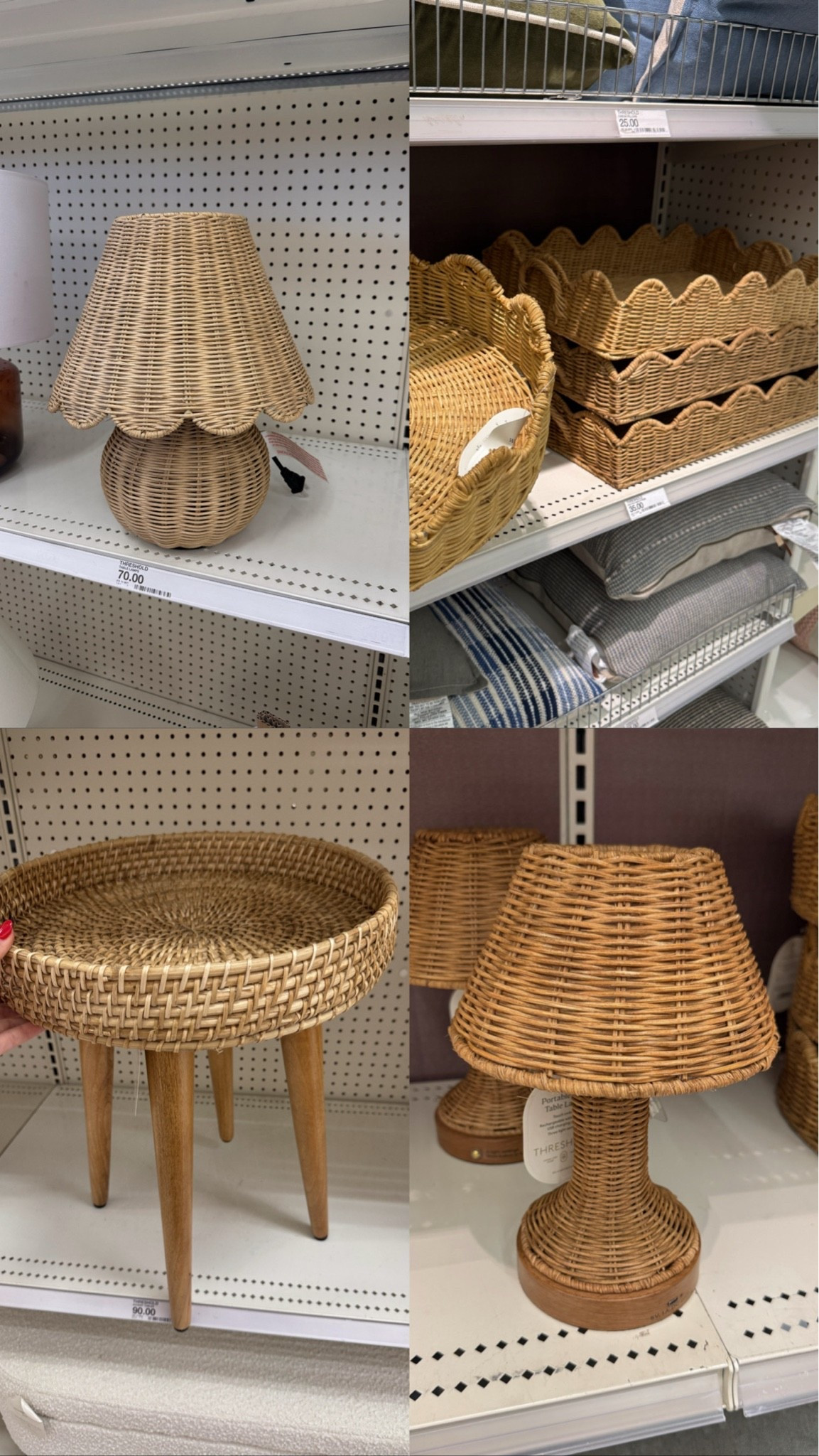 So many cute wicker finds at target! I love the lamps!

#LTKHome