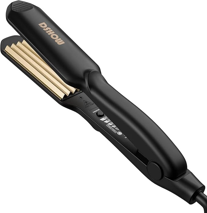 DSHOW Crimping Iron Hair Crimper for Hair-Volumizing Crimper with Titanium Ceramic Plates, 5 Temp... | Amazon (US)