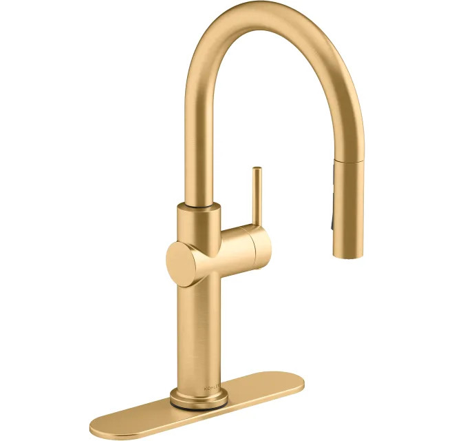 Kohler K-22972-2MB Crue 1.5 GPM Single Hole Pull | Build.com | Build.com, Inc.