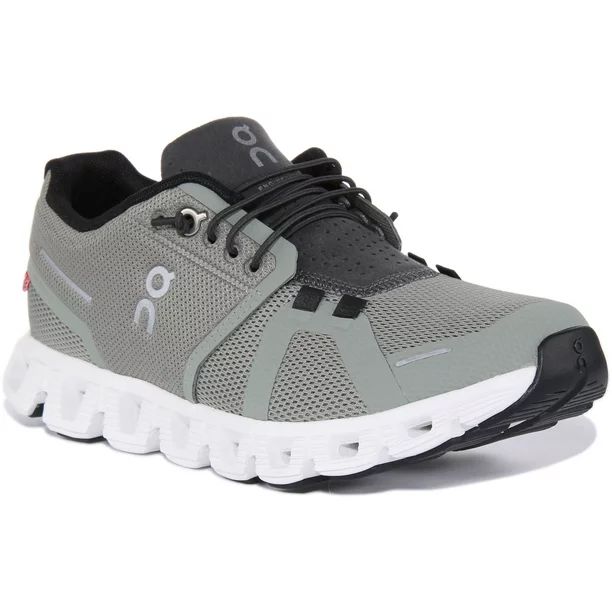 On Running Cloud 5 Women's Speed Lace Up Mesh Trainers In Grey Size 7.5 | Walmart (US)