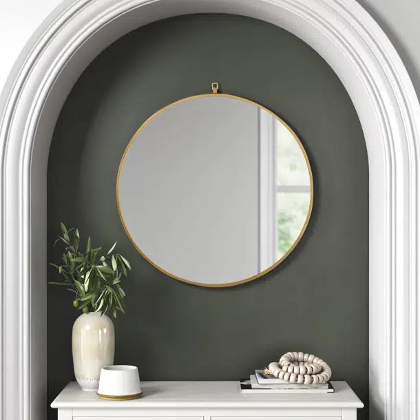 Cassie Round Wall Mirror | Wayfair North America