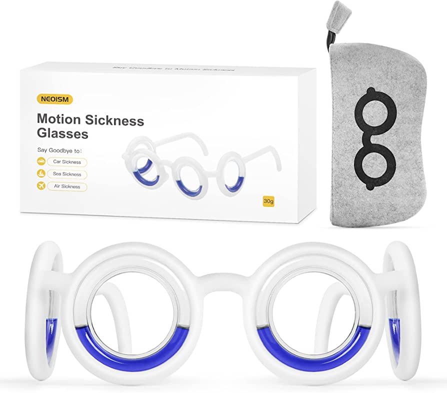 NEOISM Anti Motion Sickness Glasses Relieve Carsickness Airsickness Seasickness Glasses Ultra Lig... | Amazon (US)