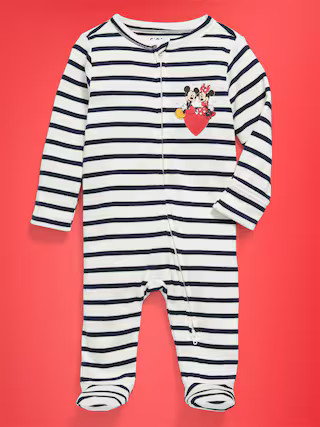 Old Navy x Disney Sleep & Play 2-Way-Zip Footed One-Piece for Baby | Old Navy (US)