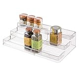 iDesign 64140 iDesign Linus Plastic Expandable Multi-Level Spice Rack, 3-Tiered Customizable Organiz | Amazon (US)
