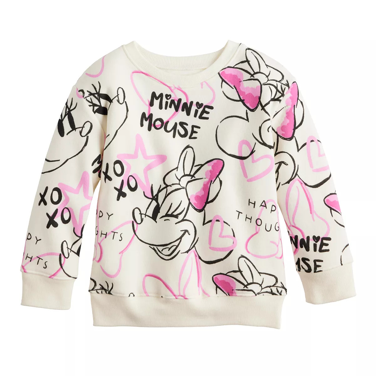 Disney's Minnie Mouse Baby & Toddler Girl Fleece Sweatshirt by Jumping Beans® | Kohl's