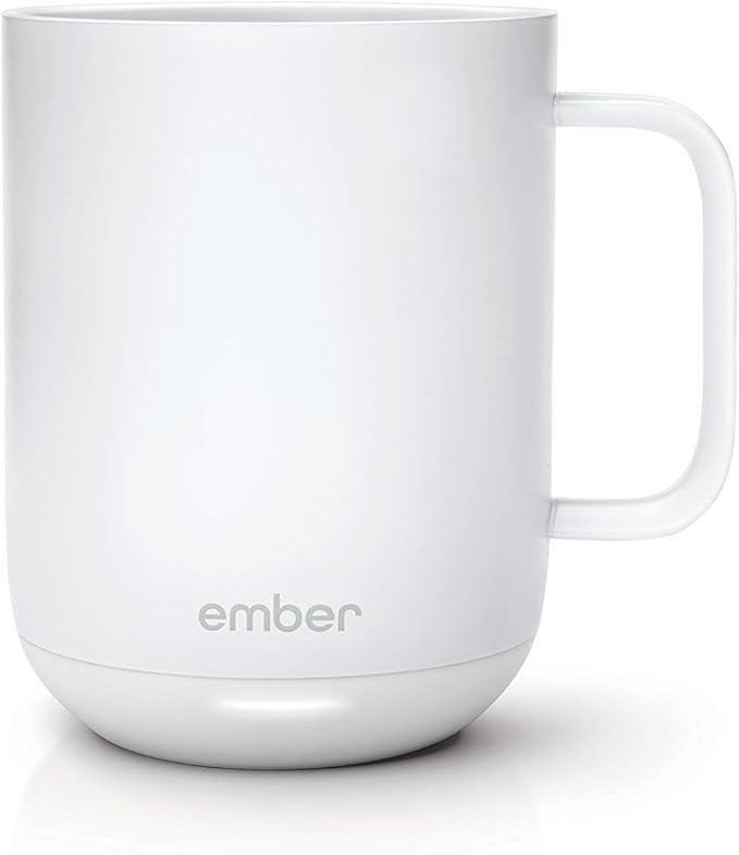 Ember Temperature Control Smart Mug, 10 Ounce, 1-hr Battery Life, White - App Controlled Heated C... | Amazon (US)