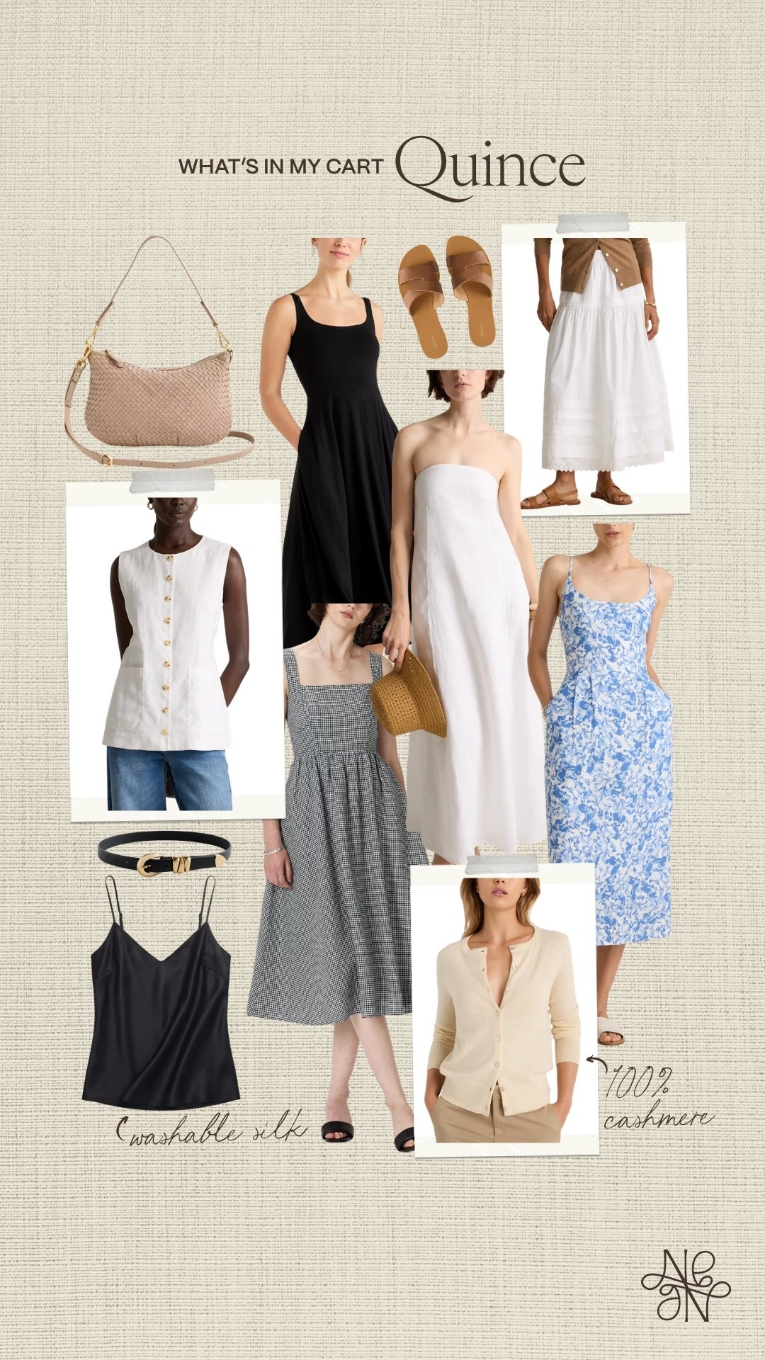 What’s in my cart from Quince 🖤


spring outfit, spring dress, summer outfit, summer dress, linen dress, maxi dress, linen vest, mom outfit, postpartum outfit, cashmere sweater

#LTKSeasonal #LTKSaleAlert #LTKmomlife