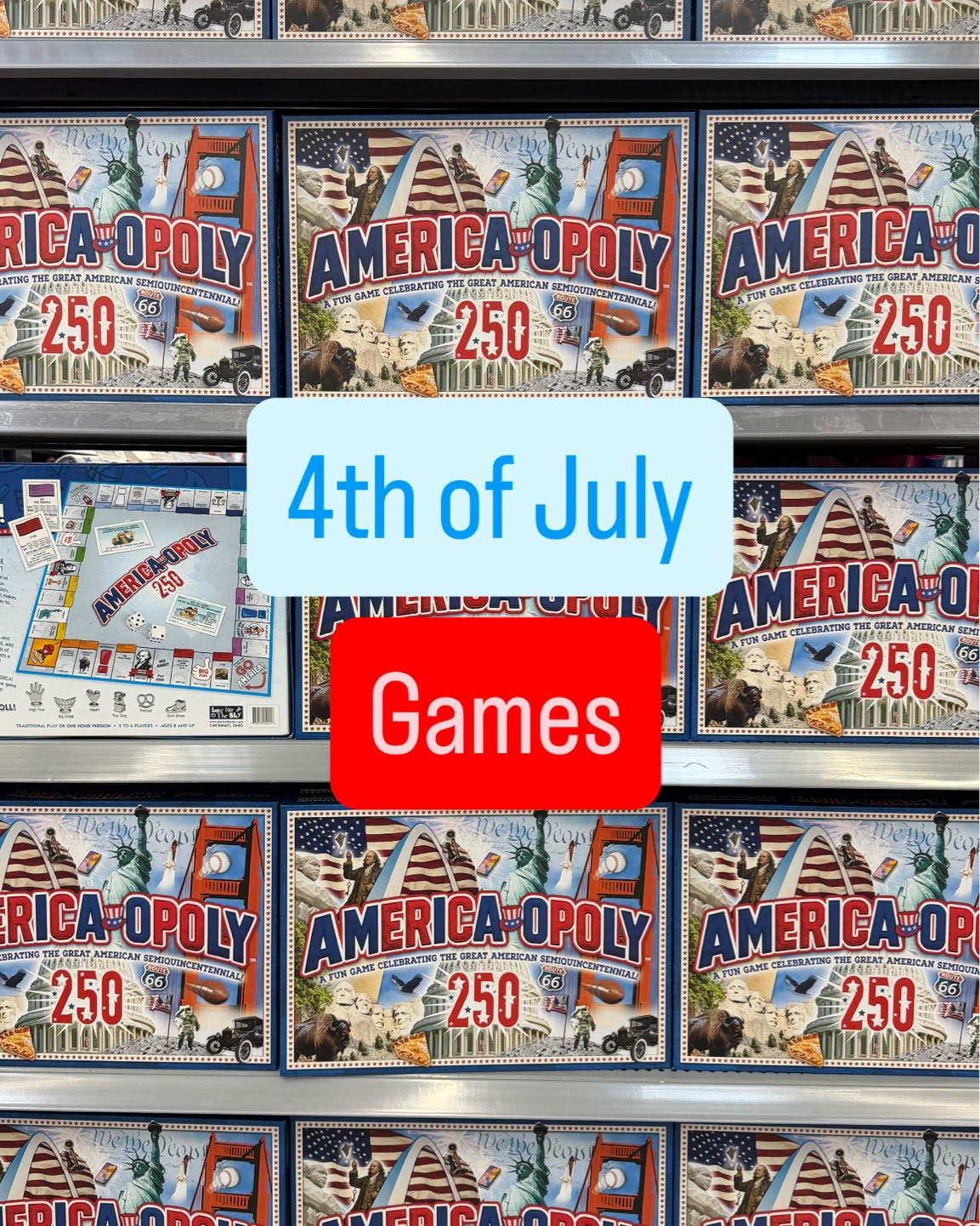 Patriotic games 
Memorial Day 
4th of July 
Yard games 
Family games

#LTKKids #LTKHome #LTKSeasonal