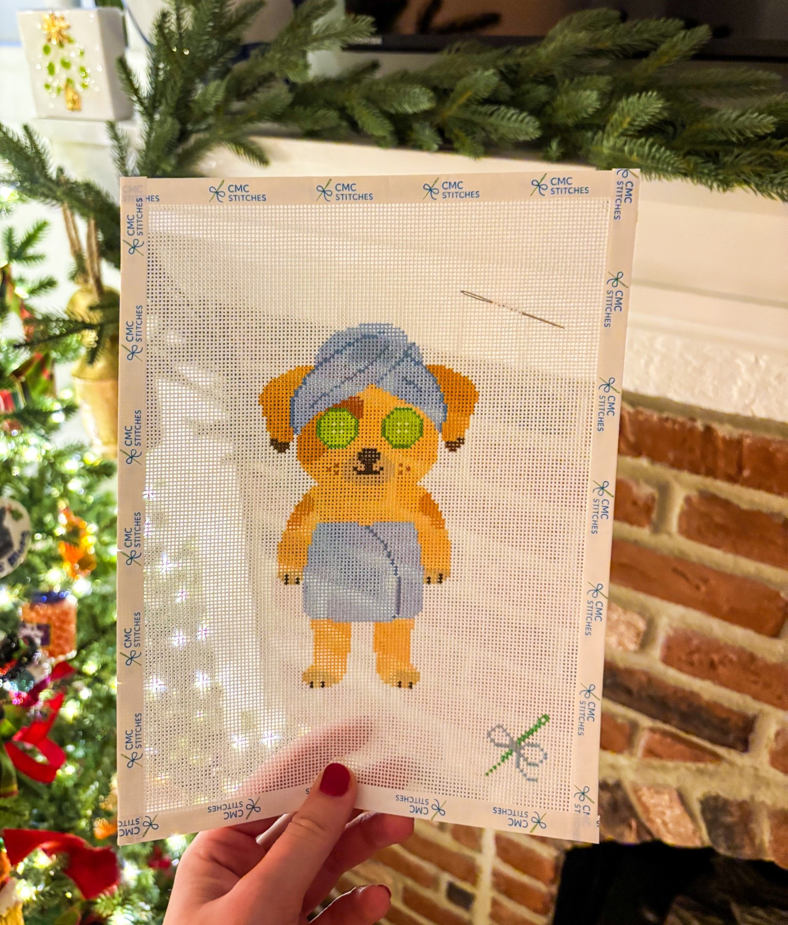 Obsessed with my new canvas from CMC Stitches 🐶🛁 Linking this Spa Puppy & other favorites below! 

#LTKGiftGuide #LTKselfcare #LTKFindsUnder100