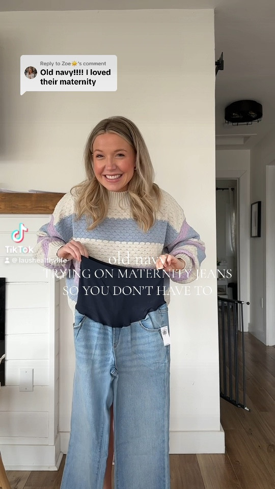 Wearing size 8 & they fit SO WELL! Hands down my fave maternity jeans so far & especially for the price🫶🏼🤌🏼 

#LTKVideo #LTKSpringSale #LTKbump