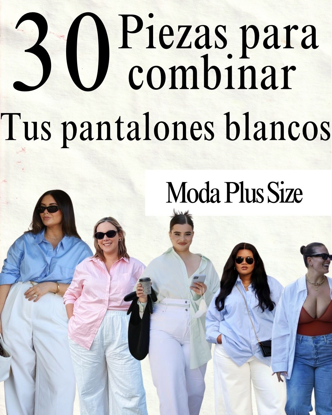 Combina tus pantalones blancos y eleva tus looks 

#LTKPlusSize #LTKActive #LTKSeasonal