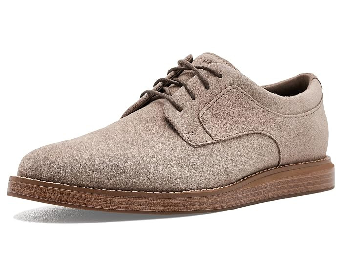Cole Haan Grand Neoclassic Leather Plain Toe Oxford Men's Shoes Irish Coffee/Italian Dark Natural Suede: 8 D - Medium | Zappos.com