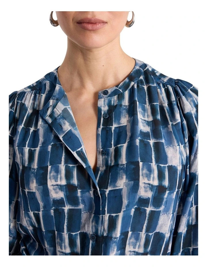 David LawrenceGwendolyn Viscose Dress in Teal Multi | Myer