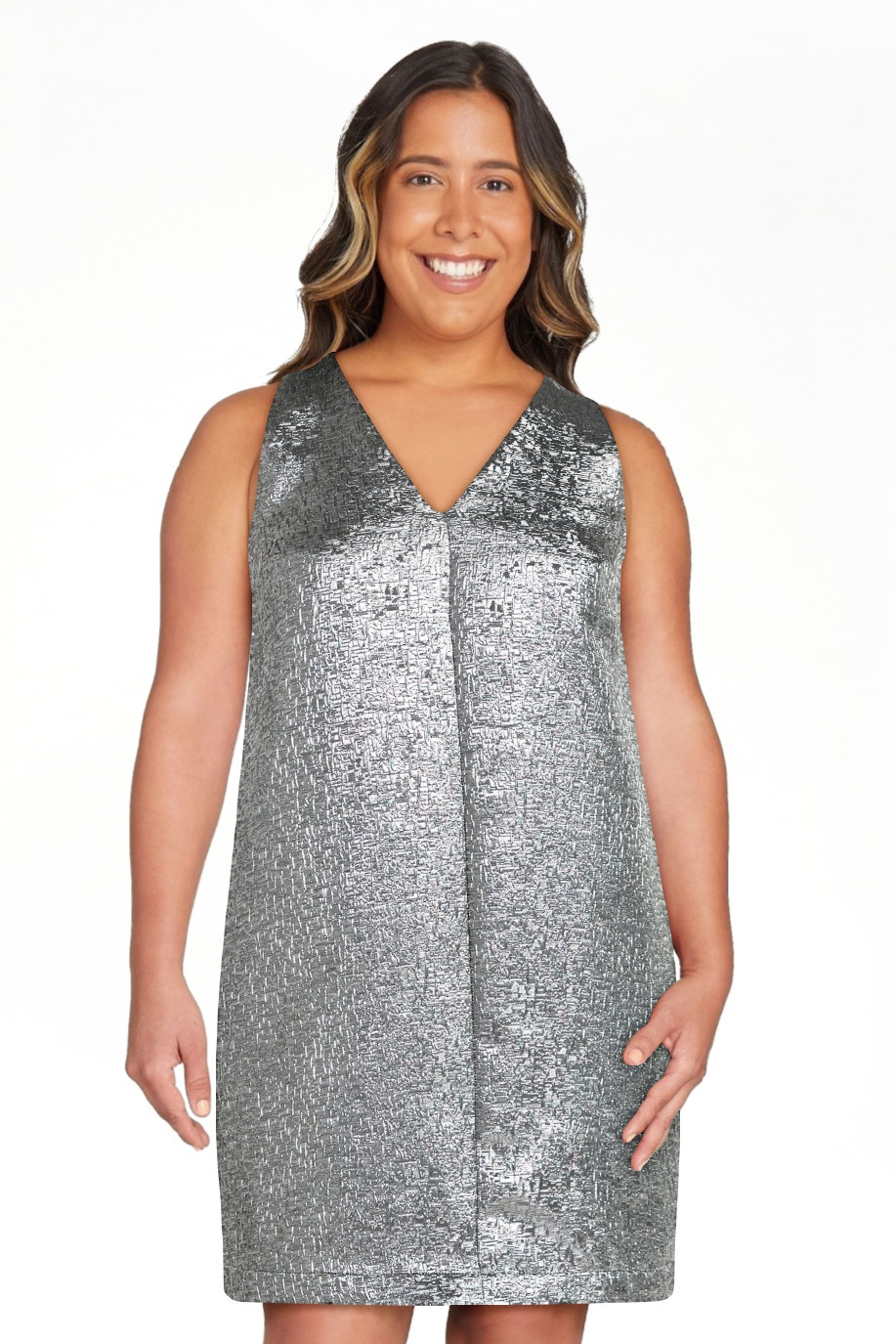 Time and Tru Women's Brocade Shift Dress, XS-XXXL | Walmart (US)