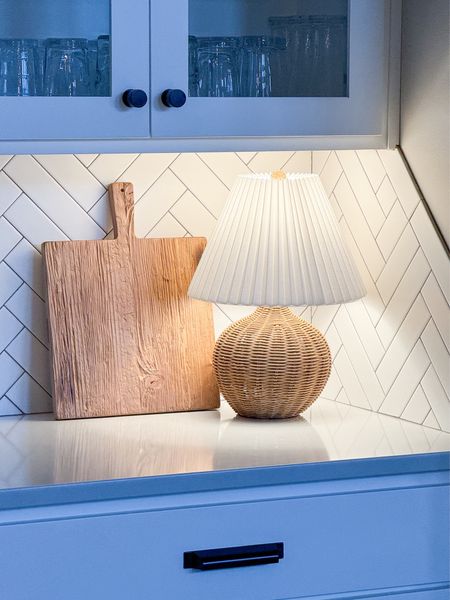 Added the most perfect lamp to the counter near our coffee bar & I’m obsessed! 

Studio McGee - Target Spring - Rattan Lamp - Wicker Lamp - Neutral Kitchen - Aesthetic Kitchen - Minimalist Home 

#lamp #rattan #modernboho 

#LTKhome