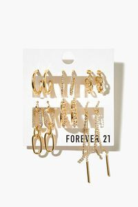 Rhinestone Hoop Earring Set | Forever 21 (US)