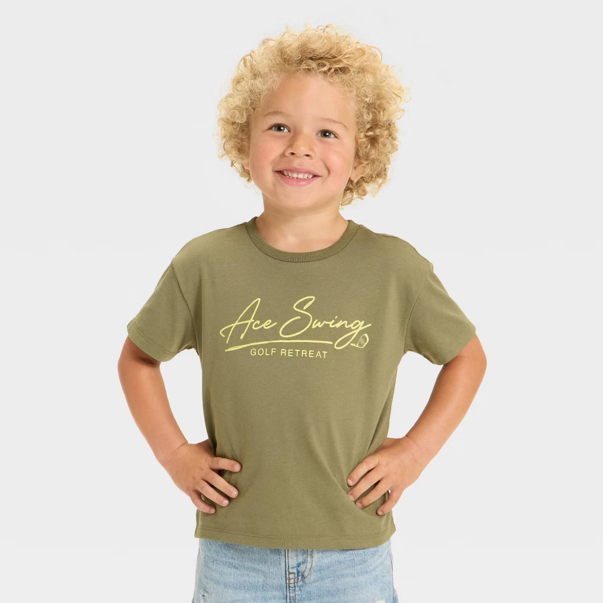 Grayson Mini Toddler Boys' Golf T-Shirt - Green 4T | Target