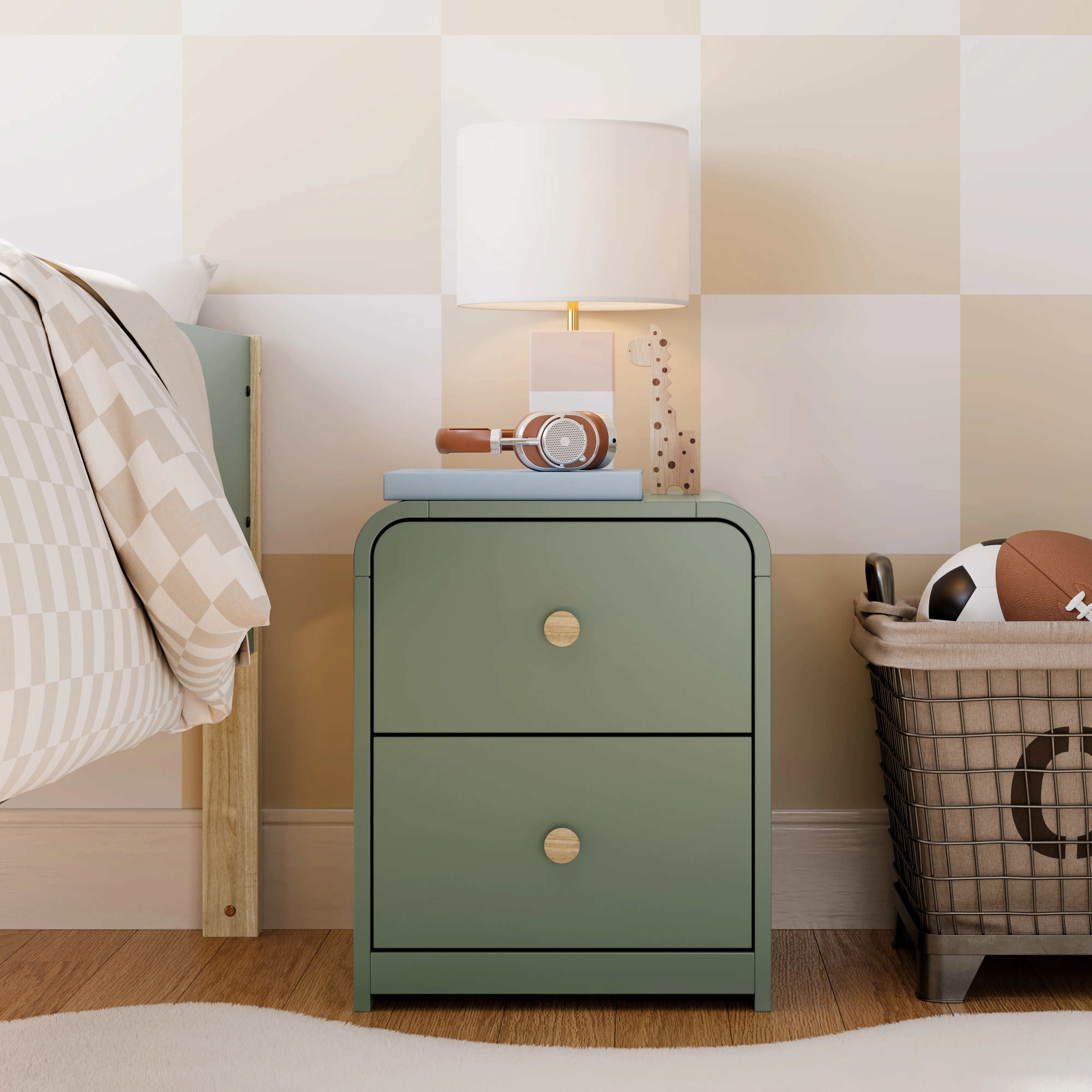 Santos 2-Drawer Nightstand | Wayfair North America