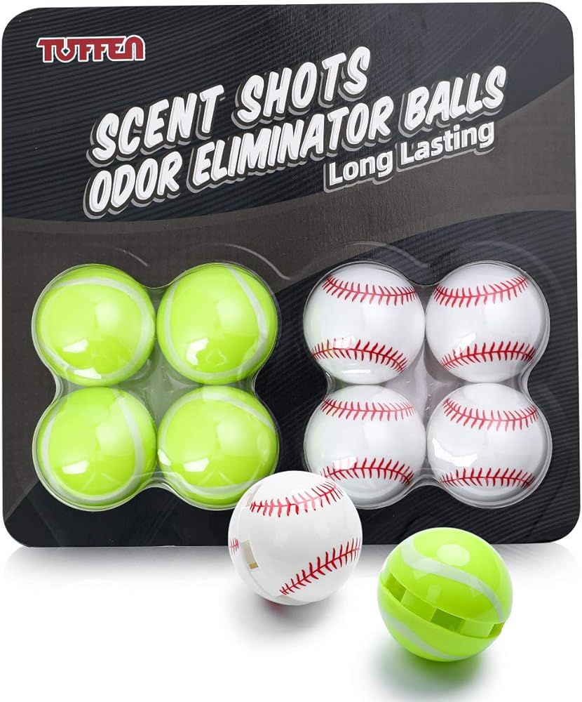 Tuffen Shoe Deodorizer Balls for Sneaker, Lockers, Gym Bags - 8 Pack - Odor Eaters Eliminator Bal... | Amazon (US)