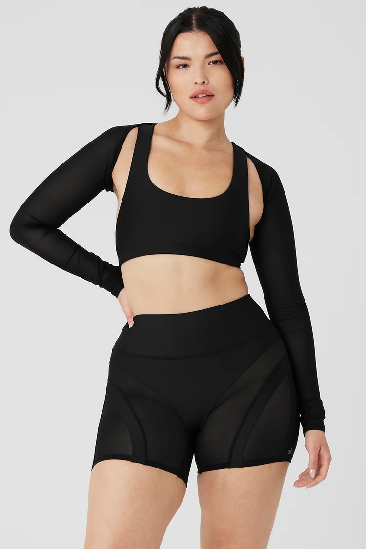 Mesh Heat Wave Shrug | Alo Yoga