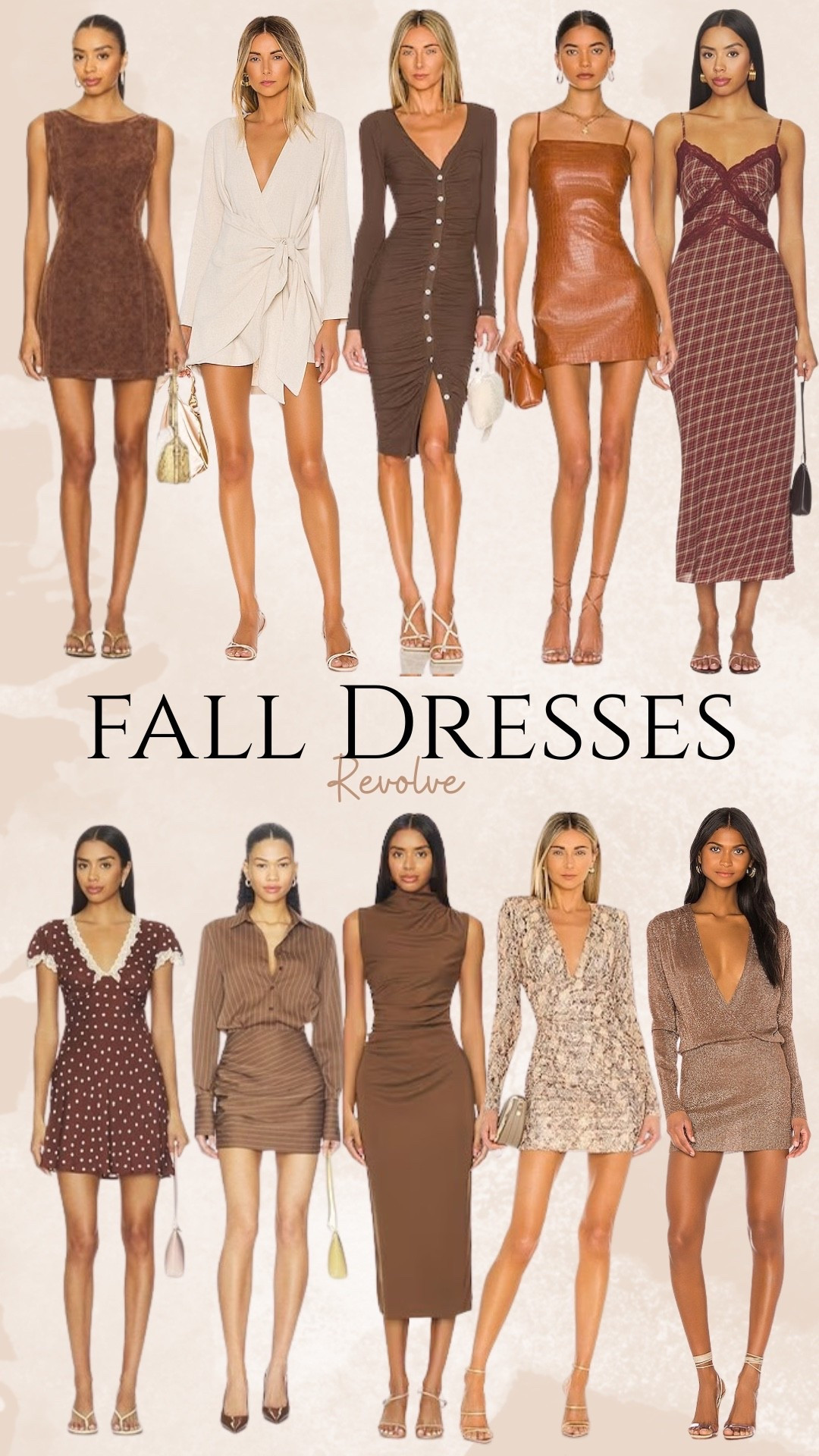 Love these dresses for fall.
Brown is big this season 🤎
@Revolve 

#dress #fall #brown #revolve

#LTKgrwm #LTKootd #LTKWorkwear
