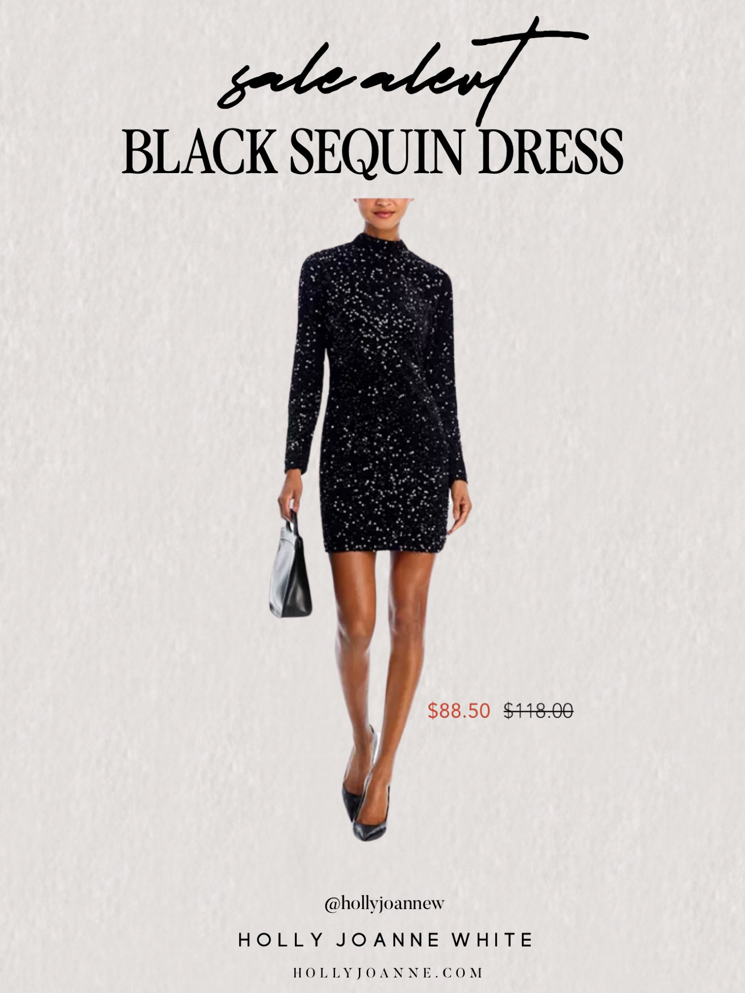 Black Sequin Minidress on sale!! Under $100! Follow @hollyjoannew for style and beauty! Happy you’re here!! Xx

Bloomingdale’s Dress, {xs shown}
Holiday Party Dress | Black Sparkle Rhinestone | Evening Cocktail Dress | Festive Outfits | Classic Dress | Old Money Luxury Style | Holiday Event Look | New Years Outfit | NYE look

#LTKwedding #LTKHoliday #LTKstyletip