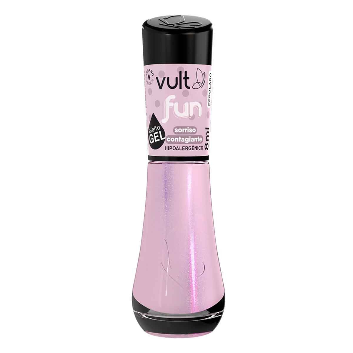 Esmalte Perolado Vult 5 Free Fun Efeito Gel 8ml - Sorriso Contagiante 8ml | DrogaRaia (BR)