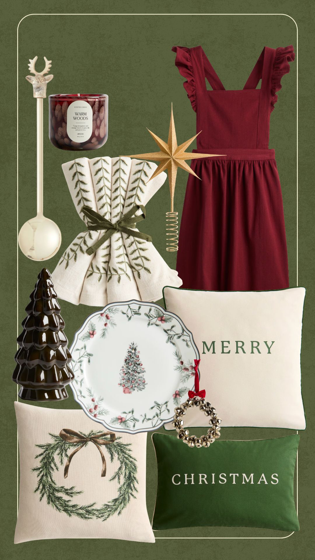 My festive home and hosting essentials from the high-street 🤎 Christmas and festive decor, traditional Christmas from H&M 🫶🏻 

 #LTKautumn #LTKwinter #LTKfestive