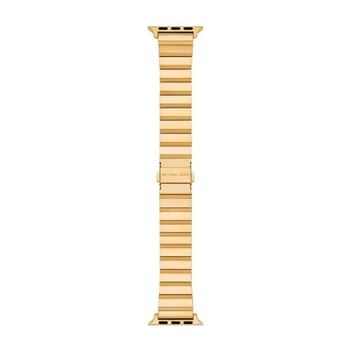Michael Kors Women's Gold-Tone Stainless Steel Band for Apple Watch®, 38/40/41mm and 42/44/45mm | Amazon (US)