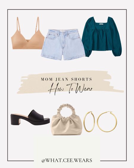 How to wear mom jean shorts from Abercrombie 
Spring outfit idea
Spring ootd 

#LTKstyletip #LTKcurves #LTKSeasonal
