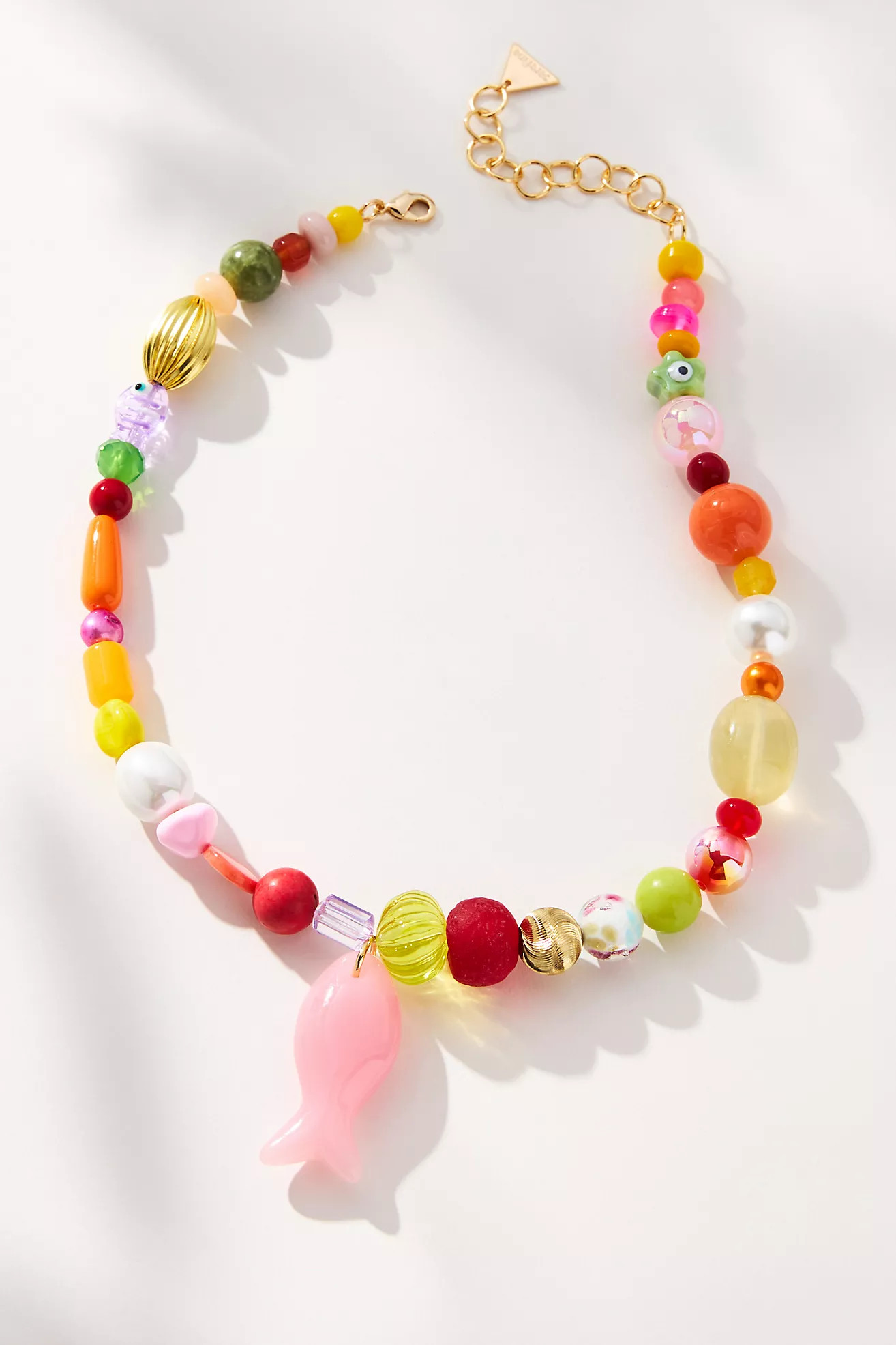 Beaded Icon Charm Necklace | Anthropologie (US)