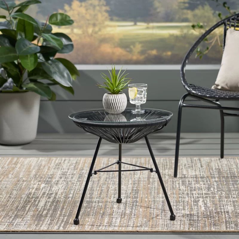 Wrought Studio Taylor Outdoor Modern Side Table | Wayfair | Wayfair North America