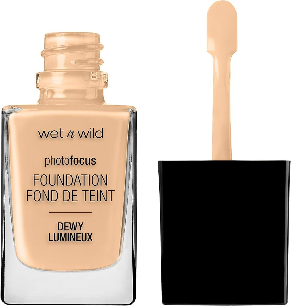 wet n wild Photo Focus Dewy Liquid Foundation Makeup, Soft Beige (Packaging May vary) | Amazon (US)