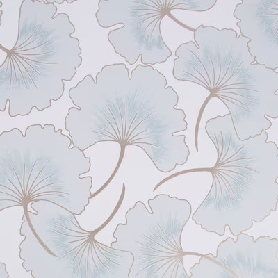 Boutique Begonia Blue Removable Wallpaper | Lowe's