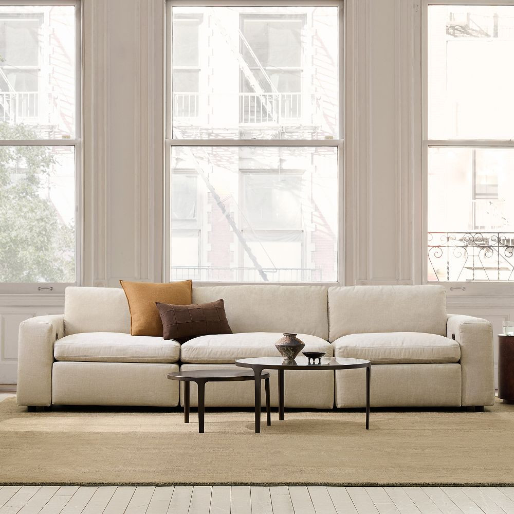 Whitmore Motion 3-Piece Reclining Sofa (125") | West Elm (US)