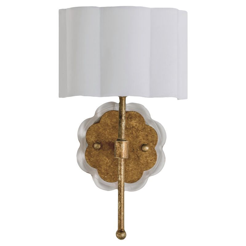 Shirley Sconce Gold, Ashwell Gold | One Kings Lane