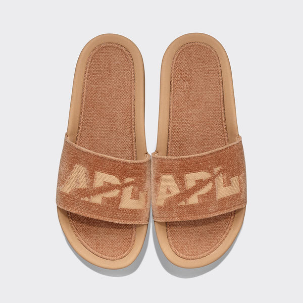 Men's TechLoom Velvet Slide Caramel | APL
