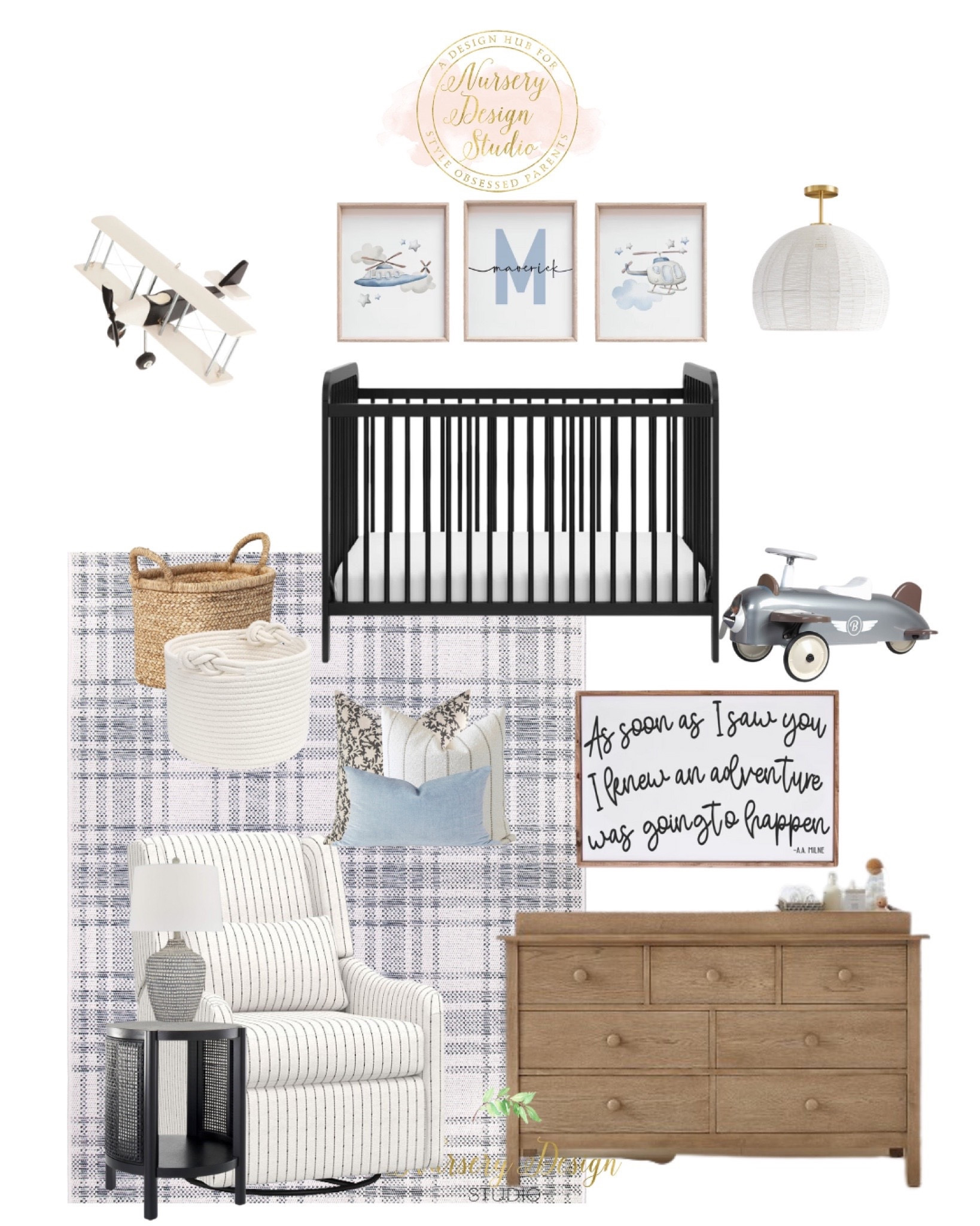 Airplane themed nursery, boys room, blue nursery decor 

#LTKbaby #LTKhome #LTKsalealert