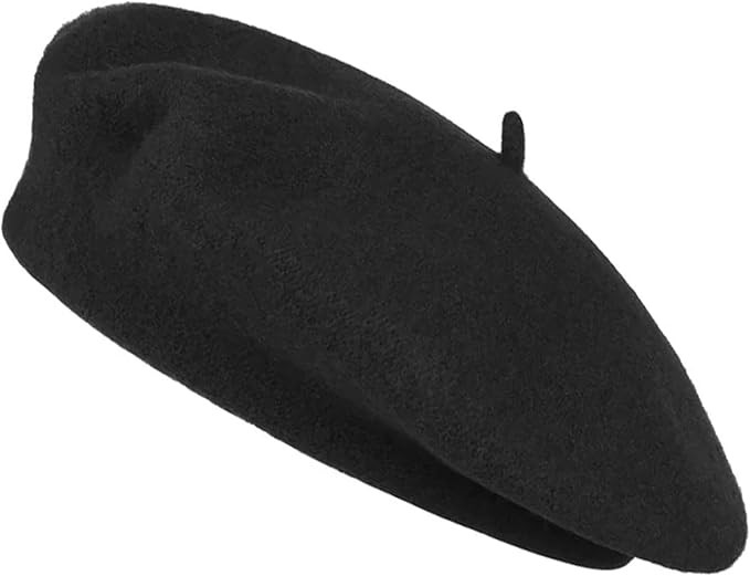 Classic French Berets for Baby-Girls Solid Wool Blend Artist Beanie Cap Toddler Warm Painter Bere... | Amazon (US)