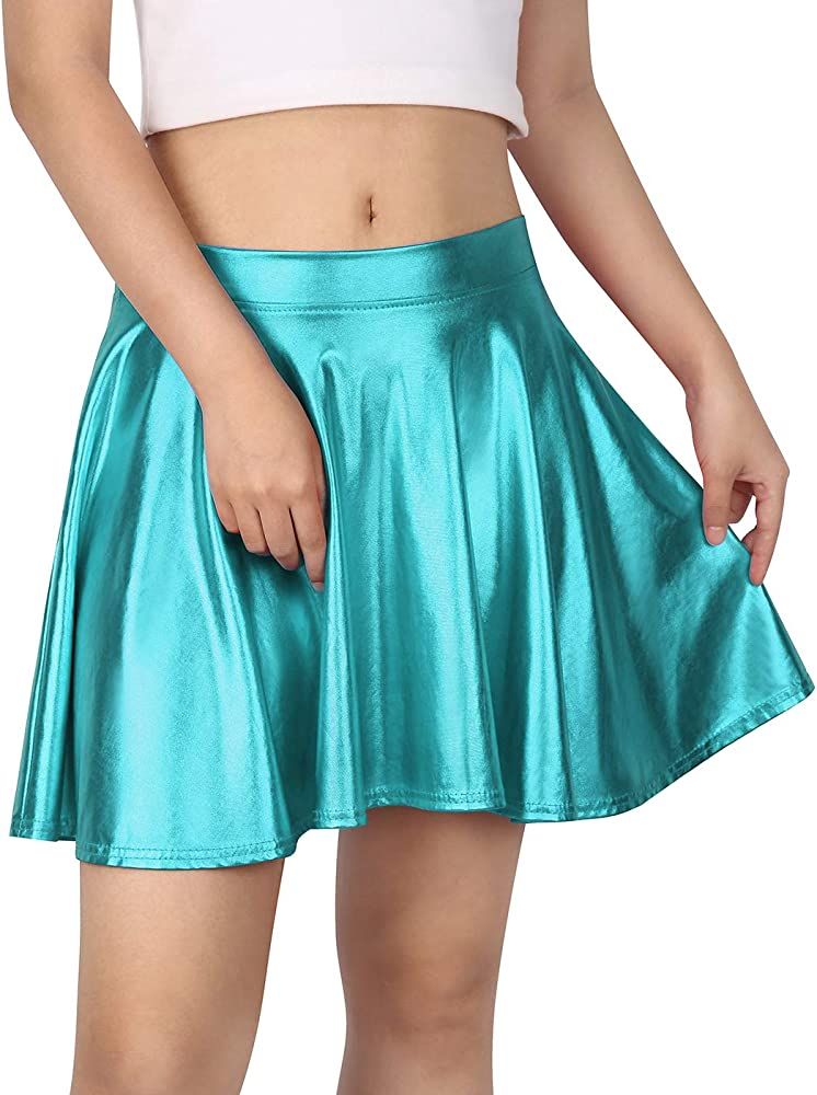 HDE Women's Casual Fashion Flared Pleated A-Line Circle Skater Skirt | Amazon (US)