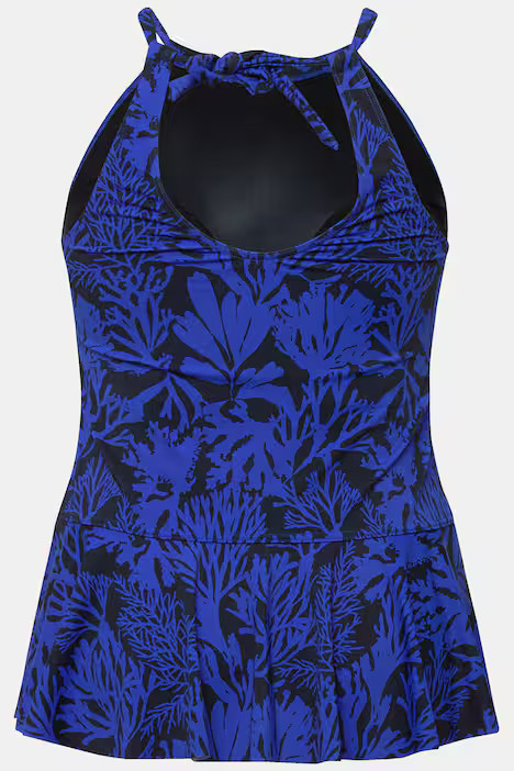 Tankini, Korallen, Schößchen, Softcups, Neckholder-Optik | Happy Size - DE