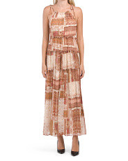 Printed Maxi Halter Dress | TJ Maxx
