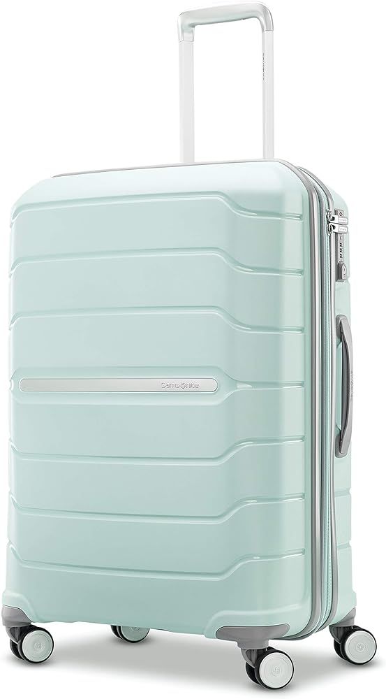 Samsonite Freeform Hardside Expandable with Double Spinner Wheels, Mint Green, Carry-On 21-Inch | Amazon (US)