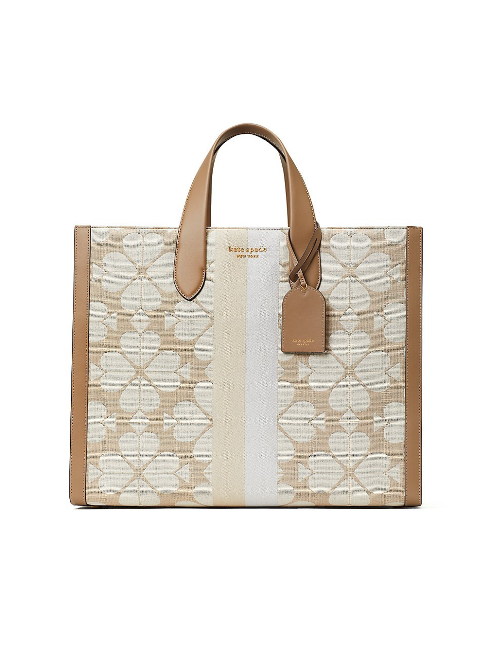 Women's Large Manhattan Oversized Spade Flower Tote Bag - Natural Multi | Saks Fifth Avenue