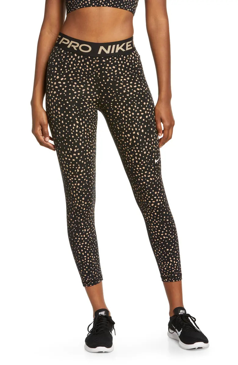 Crop Logo High Waist Dri-FIT Leggings | Nordstrom
