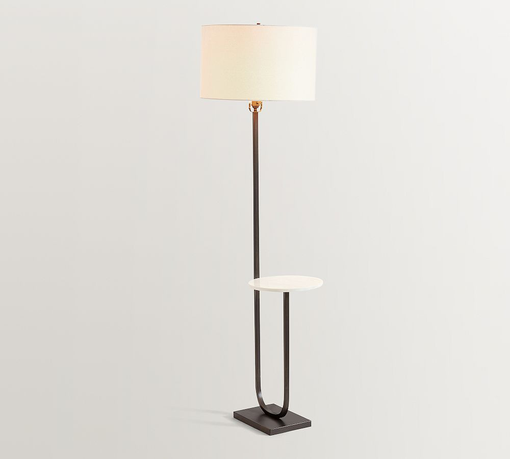 Delaney Marble Floor Lamp (65") | Pottery Barn (US)