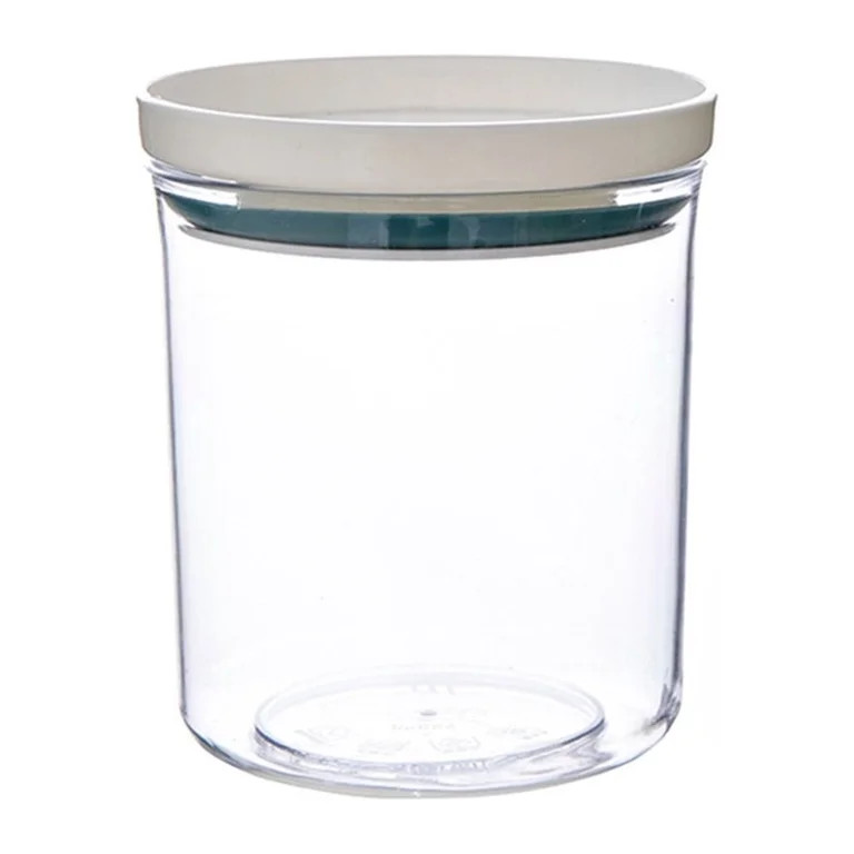 Glass Food Storage Containers,Moisture-proof Plastic Transparent Jar With Lid Food Grade Grain St... | Walmart (US)