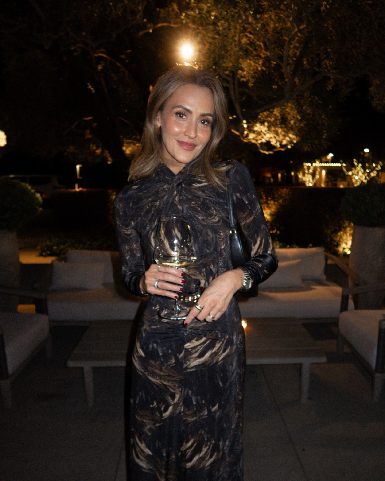 Wine country nights 🤎 this dress is simply magnificent and super comfortable, stretchy material! Ruching on waist and chest area make it’s super flattering also! Perfect for the holidays! 

Wearing size 2 @nordstrom #nordstrompartner #nordstrom  

#LTKParties #LTKStyleTip #LTKShoeCrush