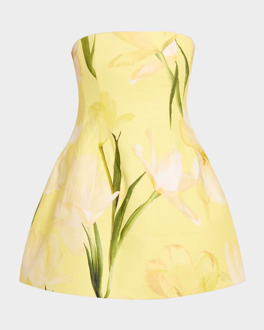 Ines Strapless Mini Dress | Neiman Marcus