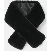 Joules Women's Faux Fur Scarf - Black, Black | Marks & Spencer (UK)